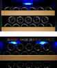 Image of Tru-Vino 277 Bottle Single Zone Black Left Hinge Wine Refrigerator 32" Wide Vite II