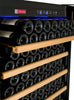 Image of Tru-Vino 554 Bottle Dual Zone Stainless Steel Side-by-Side Wine Refrigerator 63" Wide Vite II