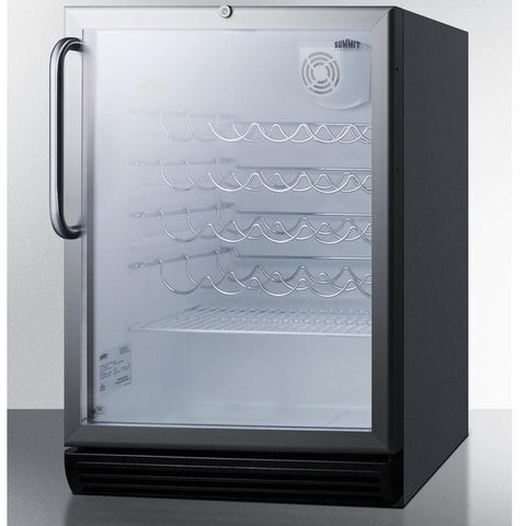 Summit SWC6GBLBITBADA Flexible Design Wine Cellar - Vineyard’s Coolers