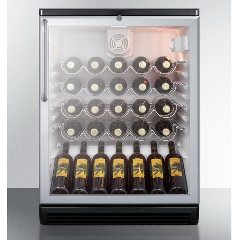 Summit SWC6GBLBITB Safe Storage Wine Cellar - Vineyard’s Coolers