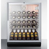 Image of Summit SWC6GBLHVADA Safe Storage with Elegant Display Wine Cellar - Vineyard’s Coolers