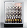 Image of Summit SWC6GBLBISHADA Safe Storage with Elegant Display Wine Cellar - Vineyard’s Coolers